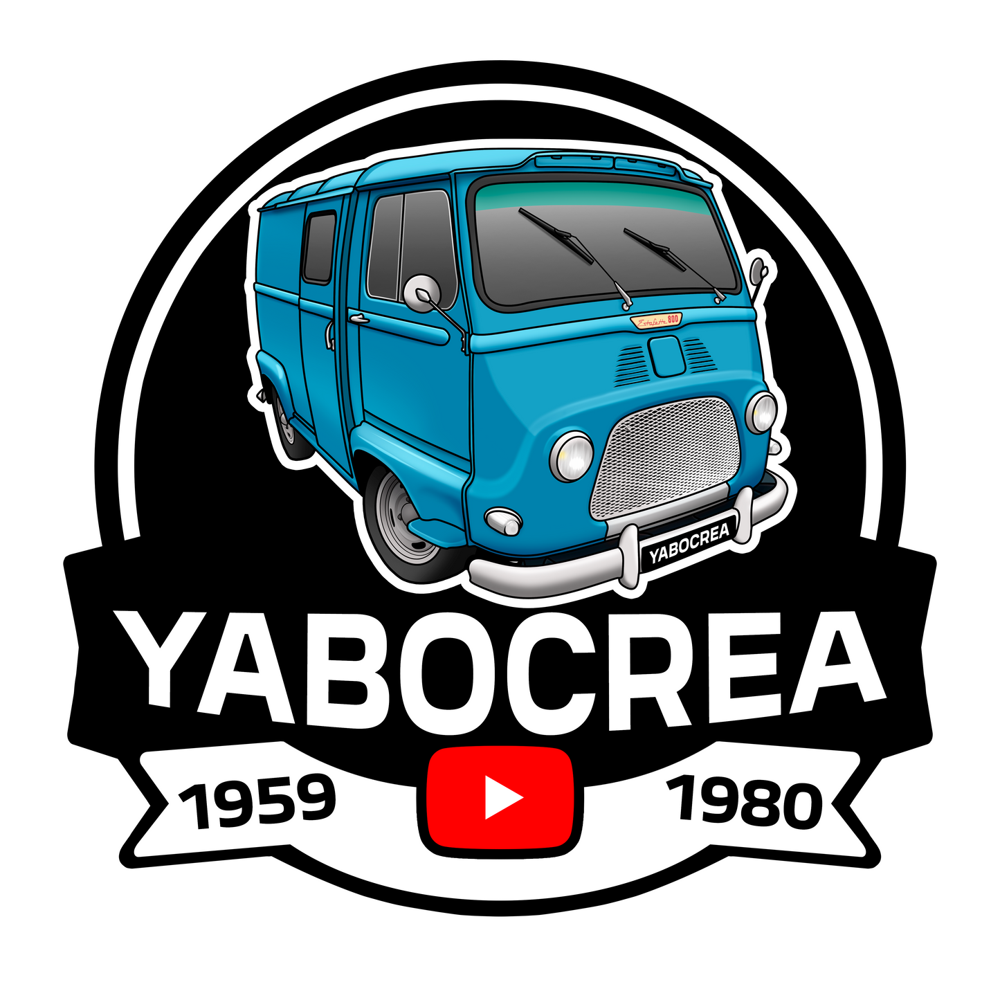sticker estafette YaboCrea réaliste 2